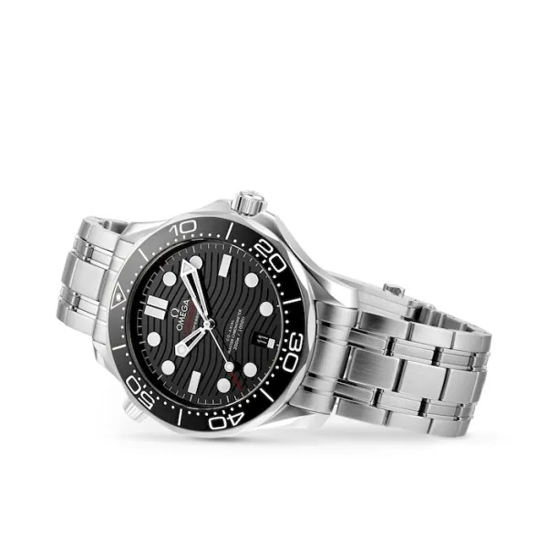 f30fe2d7210e076a625d73c86fb02a0c Omega Seamaster Men Automatic Black Stainless Steel Watch O21030422001001