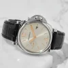 Panerai Luminor Due Men Automatic Ivory Alligator Watch PAM01249