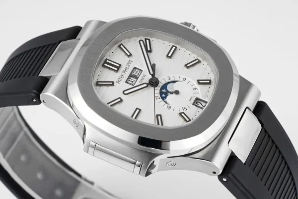 Patek Philippe Blue Nautilus Rubber Watch