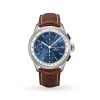 Breitling Premier Men Automatic Blue Crocodile Watch A13315351C1P1