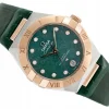 Omega Constellation Women Automatic Green Leather Watch O13123292099001