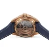 Omega Planet Ocean Men Automatic Blue Leather Watch O21563442103001