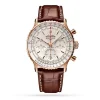 Breitling Navitimer Men Automatic Silver Alligator Watch RB0139211G1P1