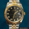 Rolex Datejust 116233BKDJ 36mm Men’s Black Dial Silver-tone