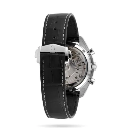 f9cf65928b39993f12d4ce5e3e80905e Omega Speedmaster Men Automatic Black Calf Watch O32933445101001