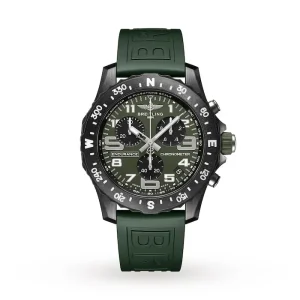 fa8ecb9d7cbd1cccf30f112a226c2c55 Breitling Endurance Pro Men Quartz Green Rubber Watch X823106B1L1S1