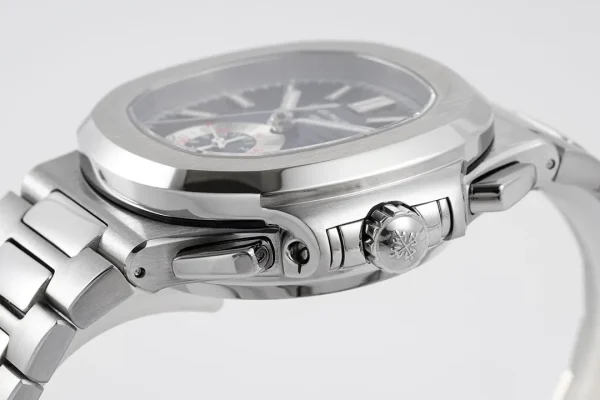 fb513ab7641b0fedb82d8ed5a00af89a Patek Philippe 5980 Silver Chronograph Watch
