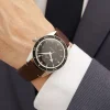 Omega Seamaster Men Automatic Black Calf Watch O23432412101001