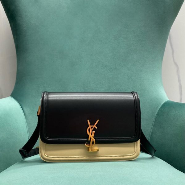 fbdf3a4f4cf6303d73495a8c064a617c SOLFERINO MEDIUM SATCHEL IN BOX SAINT LAURENT LEATHER