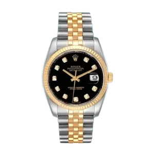 fc8f879108895e2a8f0a9f09b8bff43e Rolex Datejust 116233BKDJ 36mm Men’s Black Dial Silver-tone