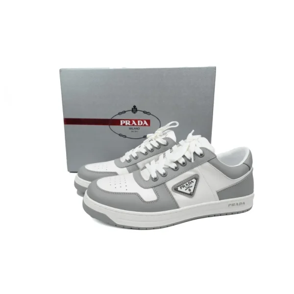fd5b53007b324467d5d334643384b890 PK God Batch Prada Downtown Low Sneakers Grey White